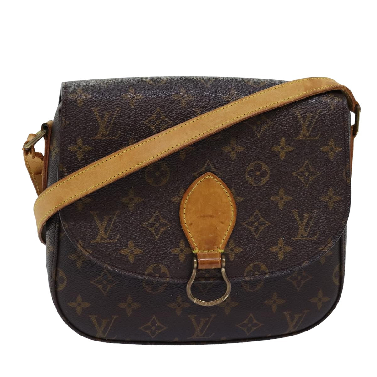 LOUIS VUITTON Monogram Saint Cloud GM Shoulder Bag M51242 LV Auth yk12791