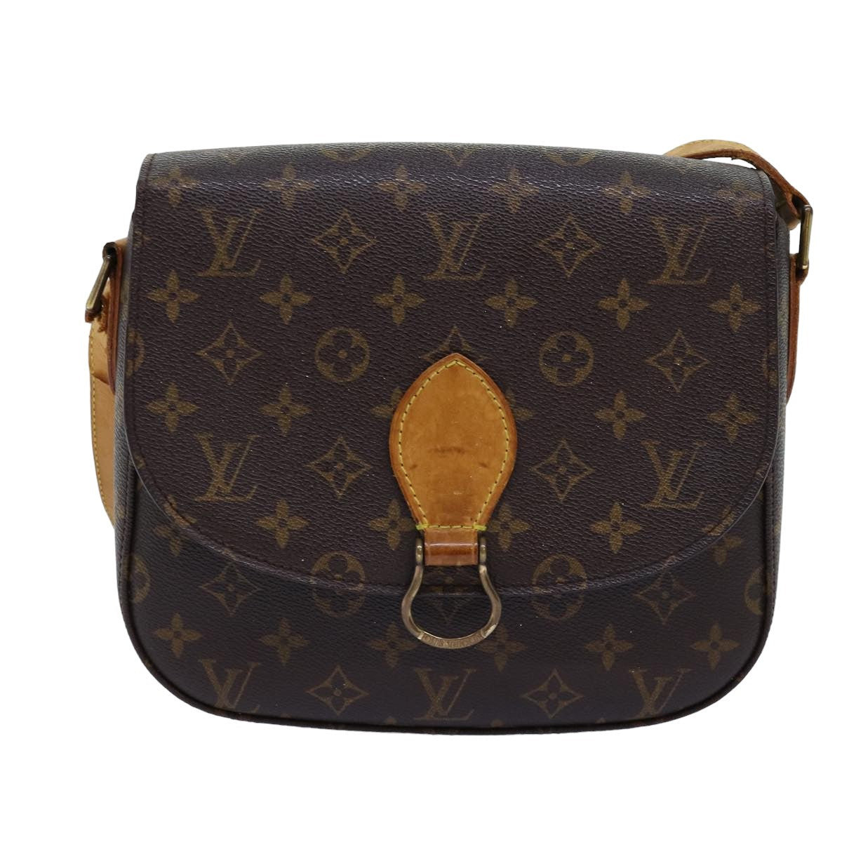 LOUIS VUITTON Monogram Saint Cloud GM Shoulder Bag M51242 LV Auth yk12791