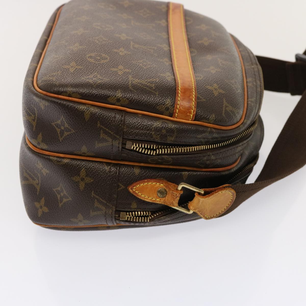 LOUIS VUITTON Monogram Reporter PM Shoulder Bag M45254 LV Auth yk12833