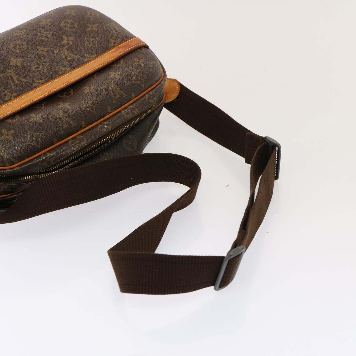 LOUIS VUITTON Monogram Reporter PM Shoulder Bag M45254 LV Auth yk12833