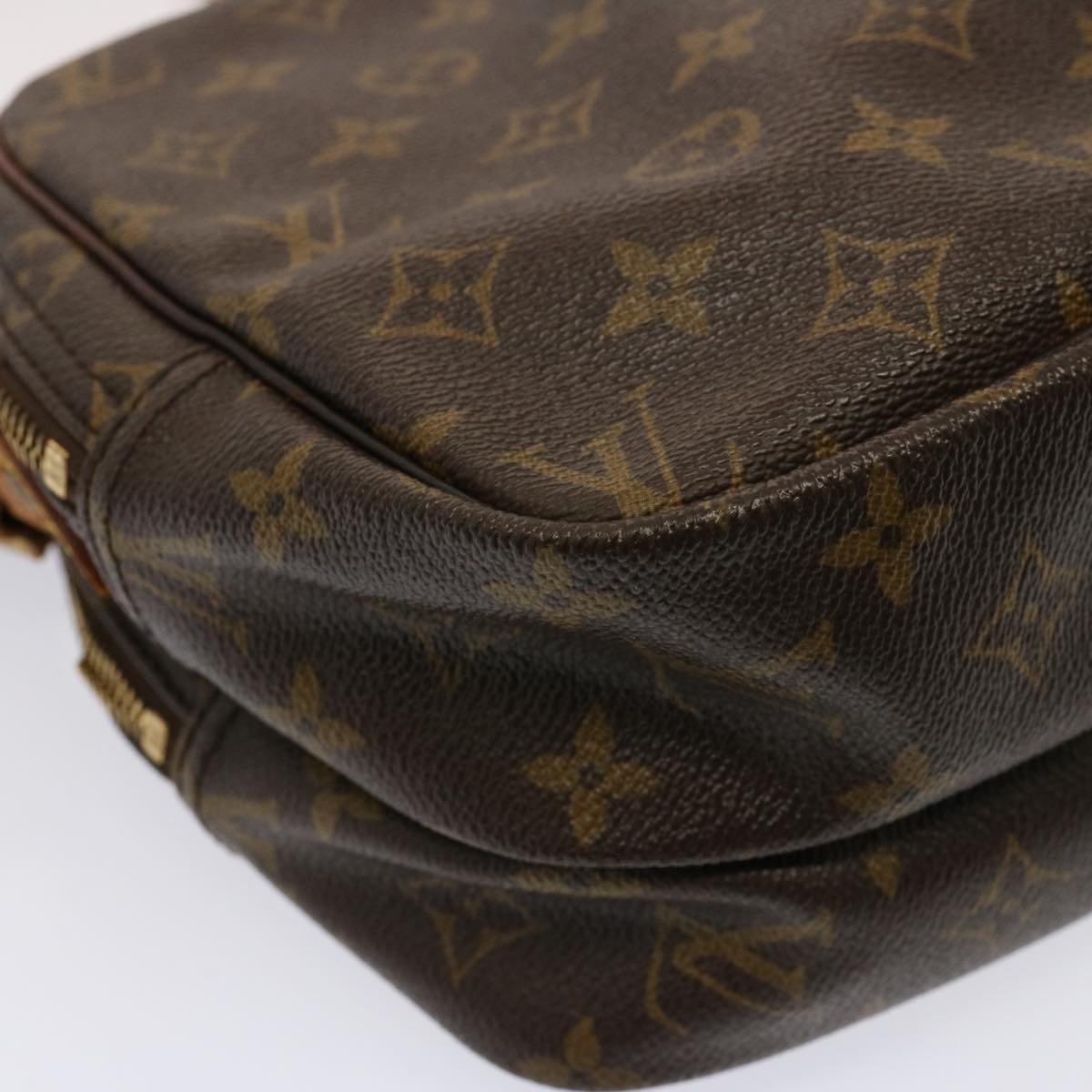 LOUIS VUITTON Monogram Reporter PM Shoulder Bag M45254 LV Auth yk12834