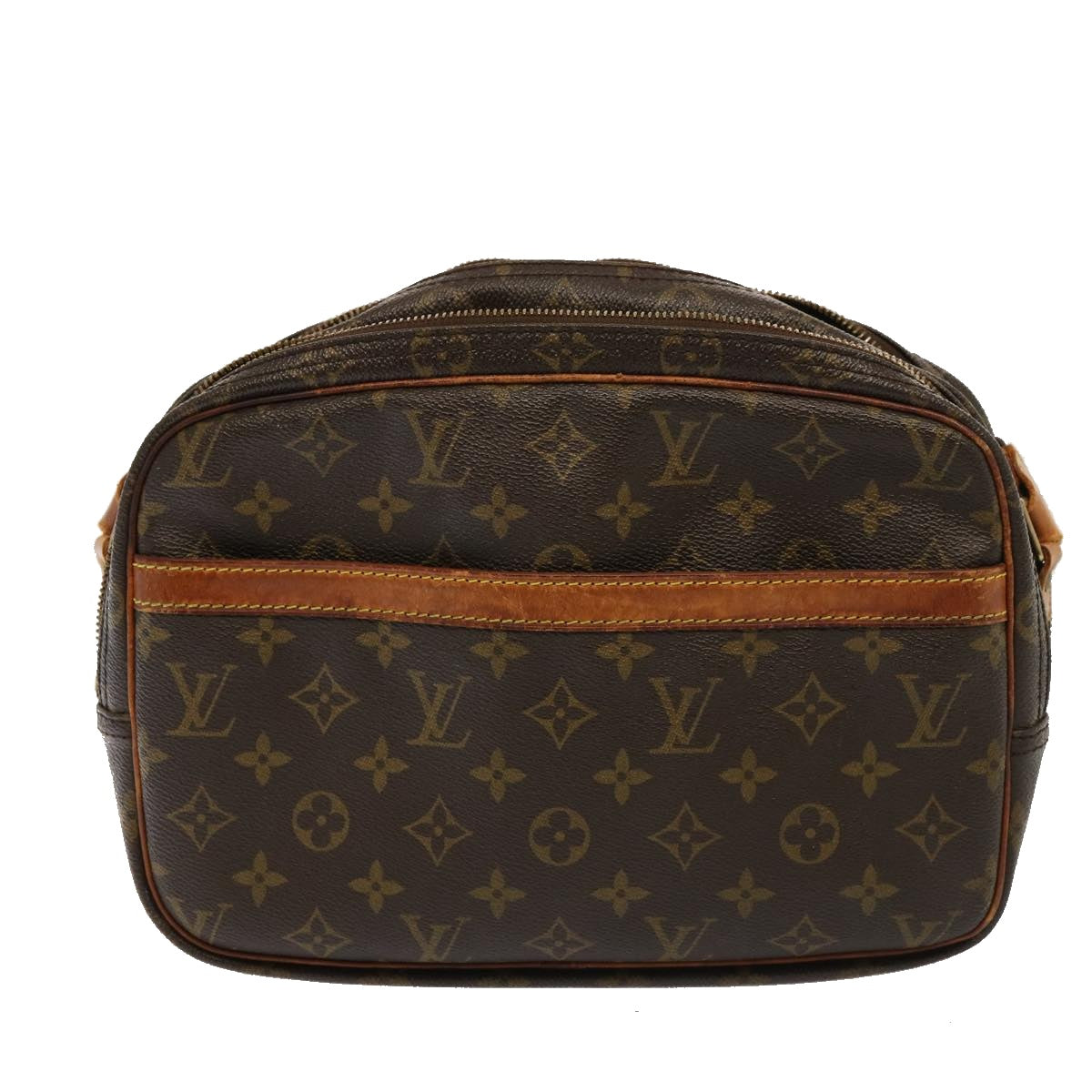 LOUIS VUITTON Monogram Reporter PM Shoulder Bag M45254 LV Auth yk12834