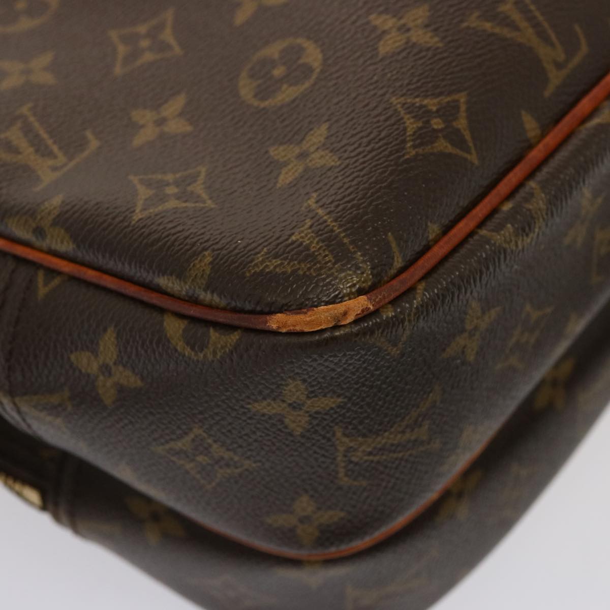 LOUIS VUITTON Monogram Reporter PM Shoulder Bag M45254 LV Auth yk12837