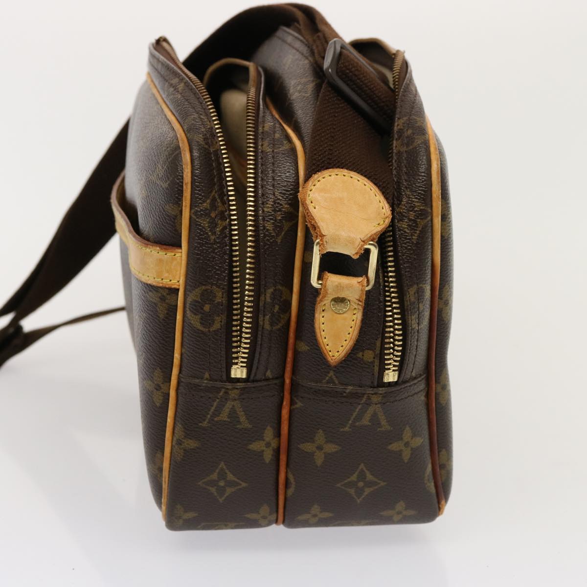 LOUIS VUITTON Monogram Reporter PM Shoulder Bag M45254 LV Auth yk12837