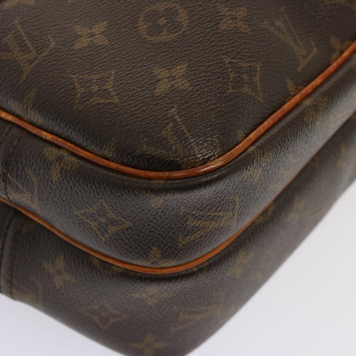 LOUIS VUITTON Monogram Reporter PM Shoulder Bag M45254 LV Auth yk12838