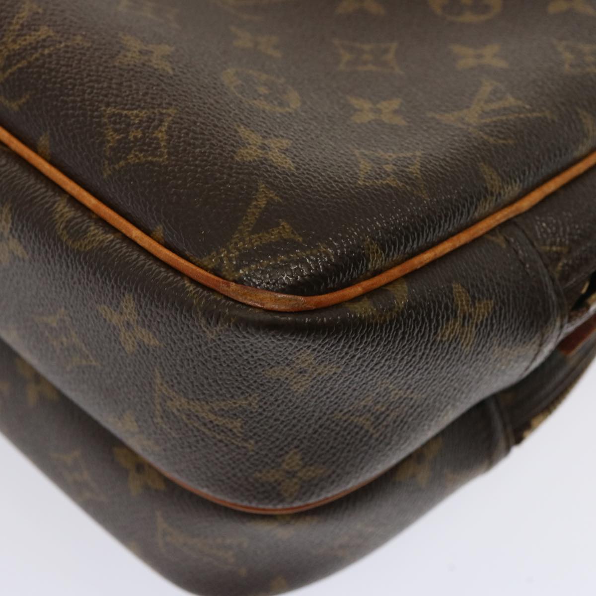 LOUIS VUITTON Monogram Reporter PM Shoulder Bag M45254 LV Auth yk12838