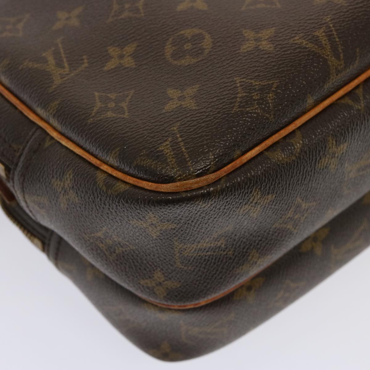 LOUIS VUITTON Monogram Reporter PM Shoulder Bag M45254 LV Auth yk12838