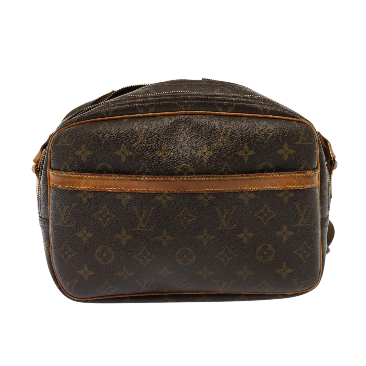 LOUIS VUITTON Monogram Reporter PM Shoulder Bag M45254 LV Auth yk12838