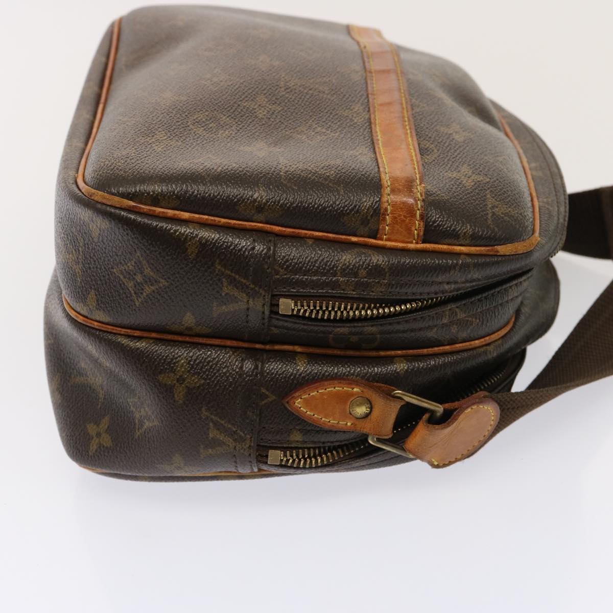 LOUIS VUITTON Monogram Reporter PM Shoulder Bag M45254 LV Auth yk12838