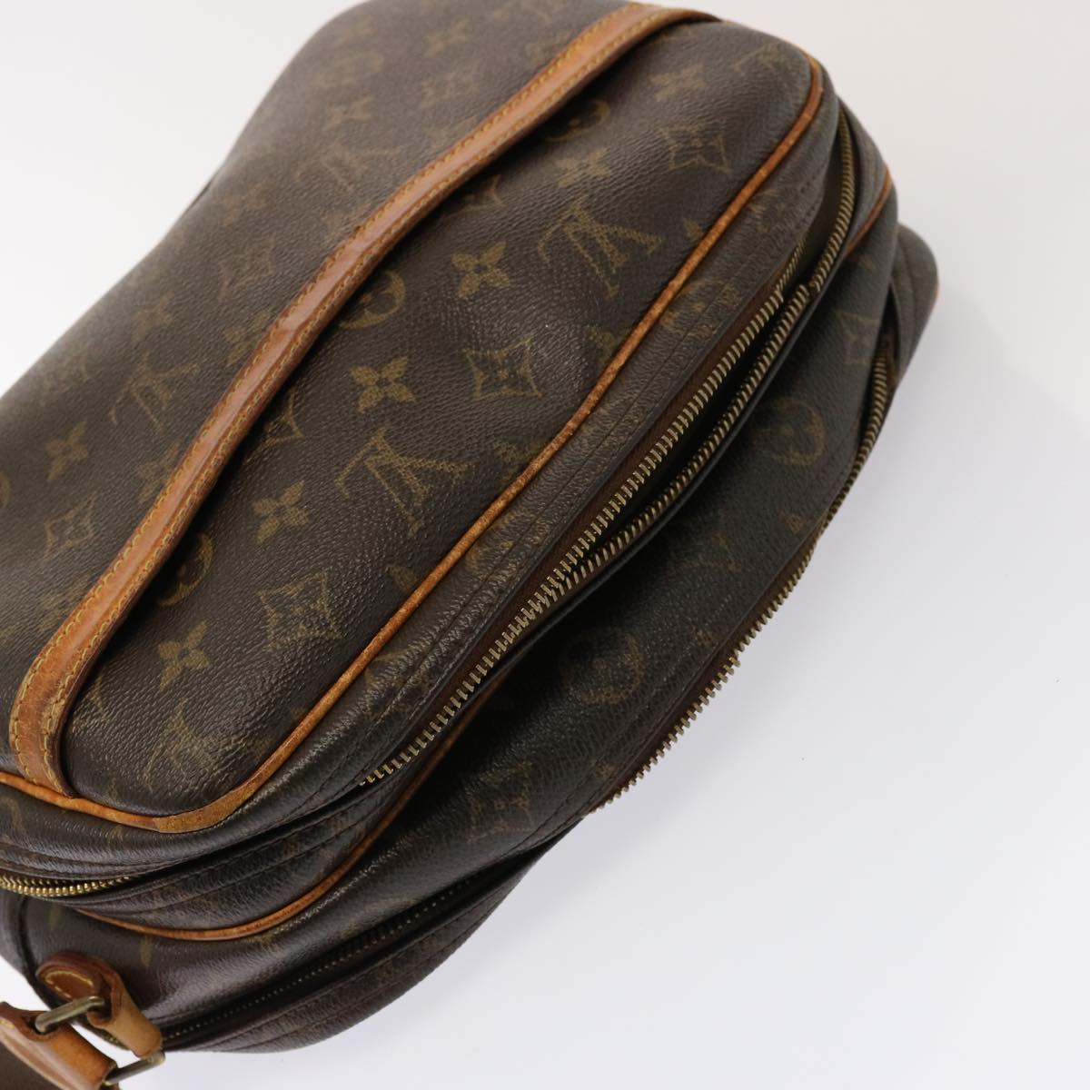 LOUIS VUITTON Monogram Reporter PM Shoulder Bag M45254 LV Auth yk12838