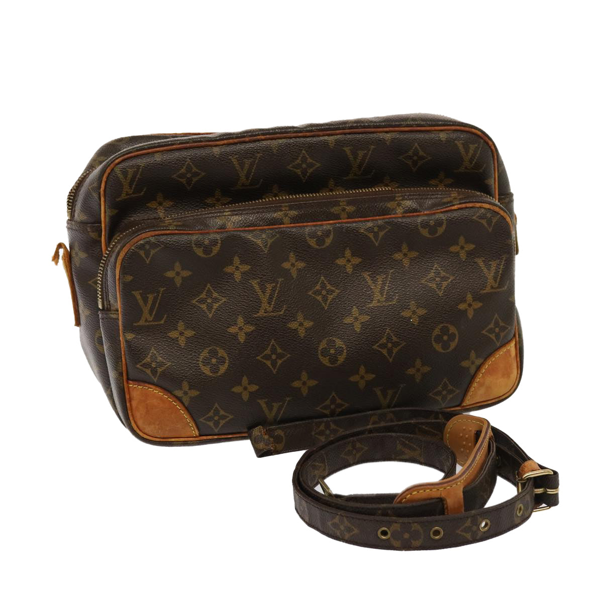 LOUIS VUITTON Monogram Nile Shoulder Bag M45244 LV Auth yk12845