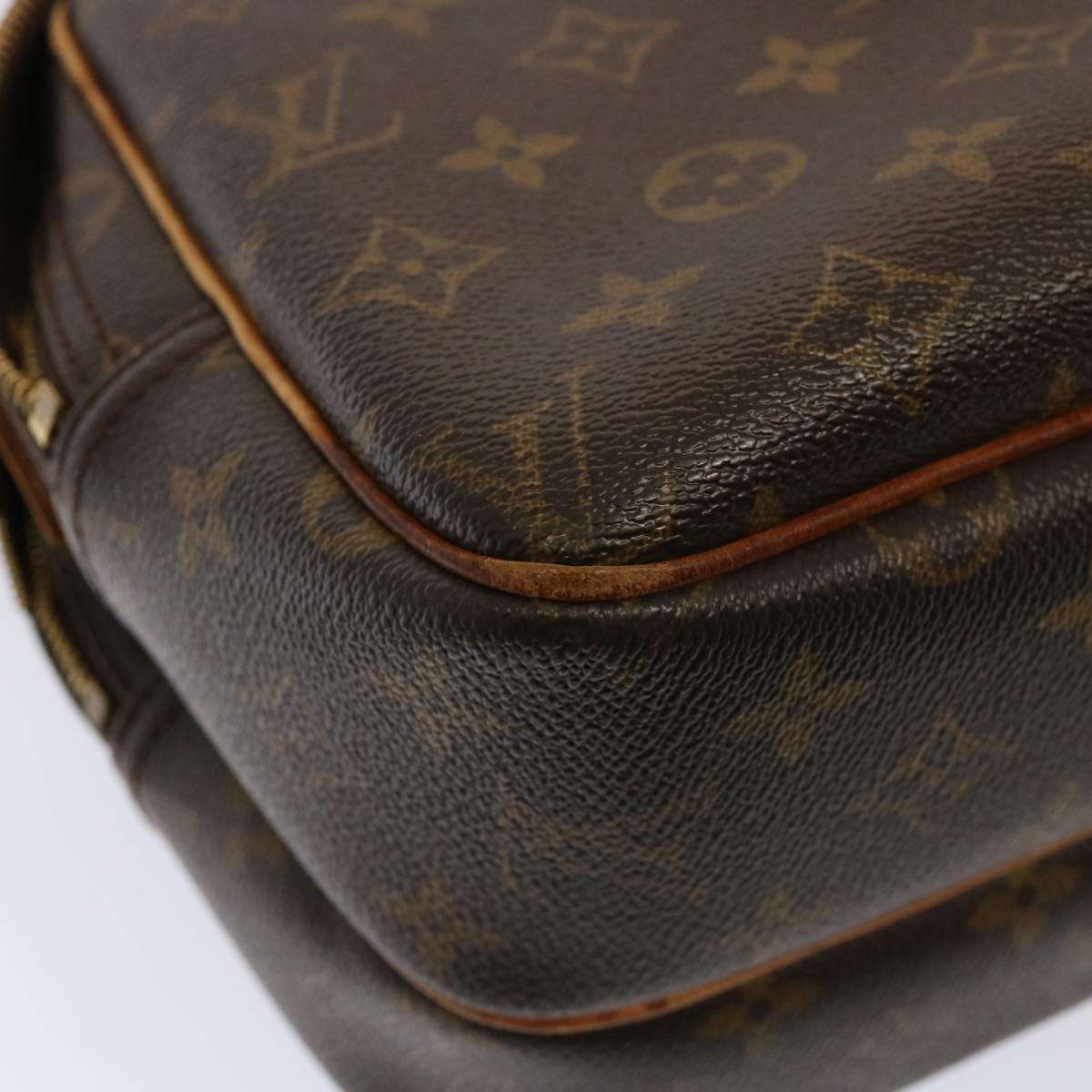 LOUIS VUITTON Monogram Reporter PM Shoulder Bag M45254 LV Auth yk12846