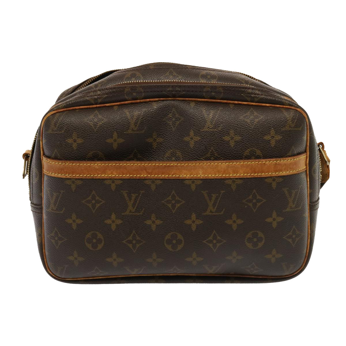 LOUIS VUITTON Monogram Reporter PM Shoulder Bag M45254 LV Auth yk12846