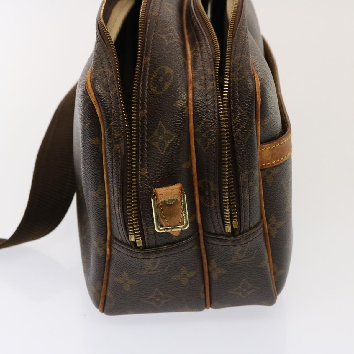 LOUIS VUITTON Monogram Reporter PM Shoulder Bag M45254 LV Auth yk12846