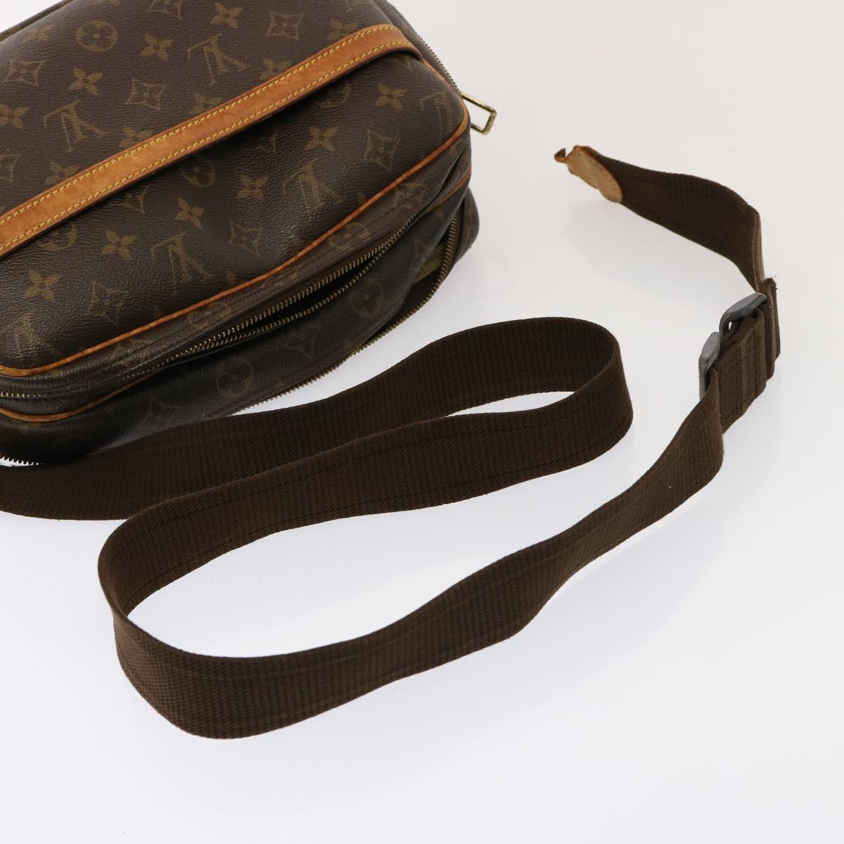 LOUIS VUITTON Monogram Reporter PM Shoulder Bag M45254 LV Auth yk12846