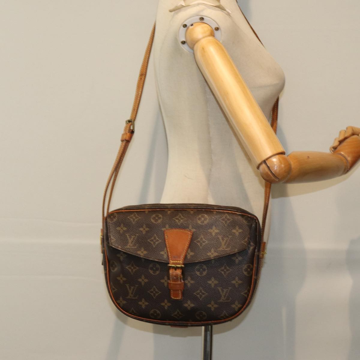 LOUIS VUITTON Monogram Jeune Fille GM Shoulder Bag M51225 LV Auth yk12854