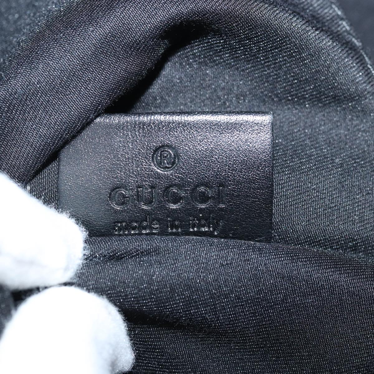 GUCCI GG Canvas PC Case Black 145852 Auth yk12863