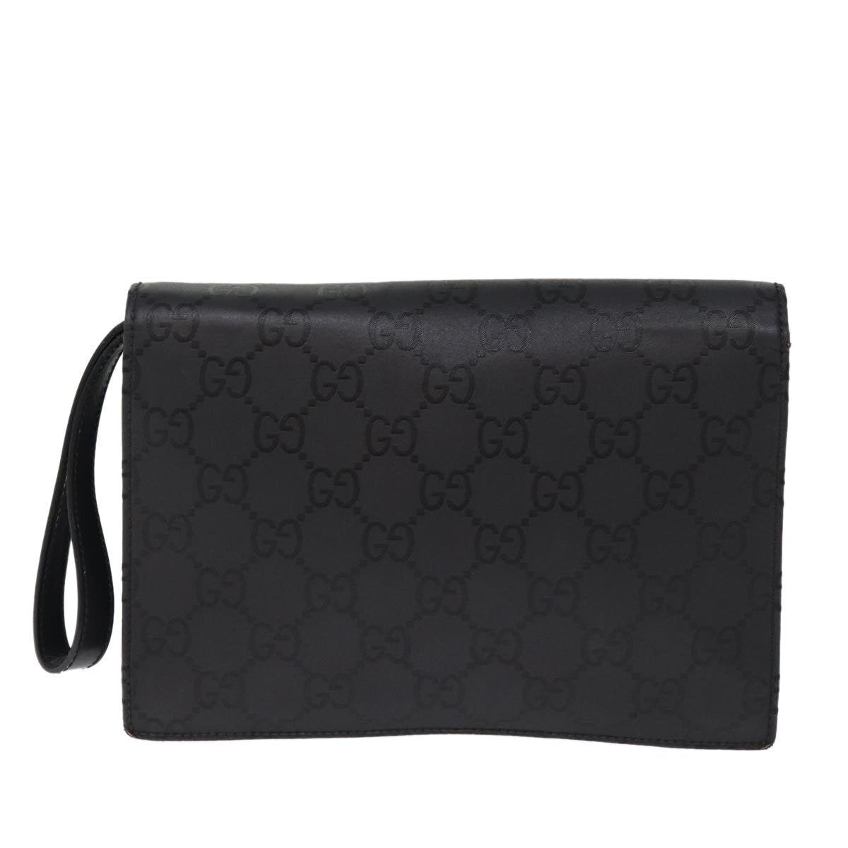 GUCCI GG Canvas Clutch Bag Black Auth yk12865 - 0