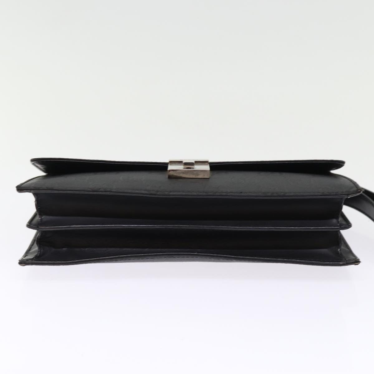 GUCCI GG Canvas Clutch Bag Black Auth yk12865