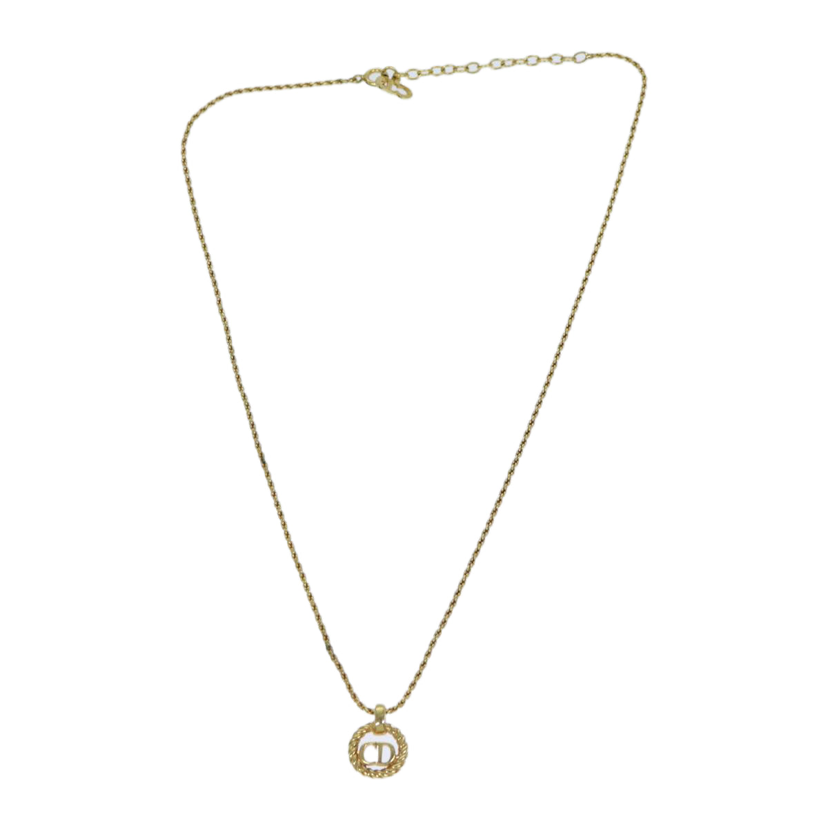 Christian Dior Necklace metal Gold Auth yk12885 - 0