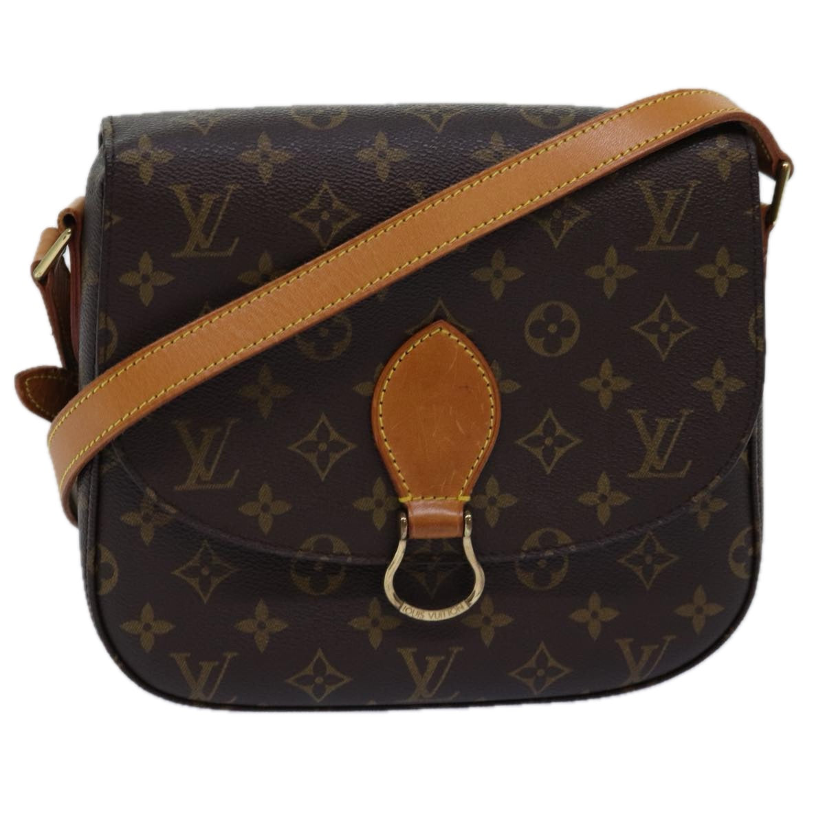 LOUIS VUITTON Monogram Saint Cloud GM Shoulder Bag M51242 LV Auth yk12987