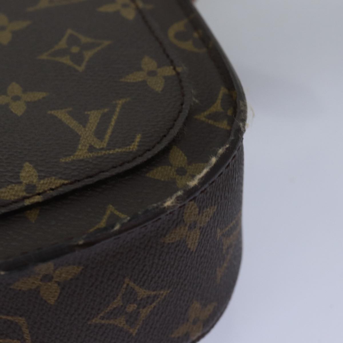 LOUIS VUITTON Monogram Saint Cloud GM Shoulder Bag M51242 LV Auth yk12987