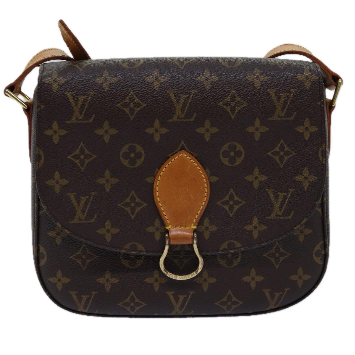 LOUIS VUITTON Monogram Saint Cloud GM Shoulder Bag M51242 LV Auth yk12987