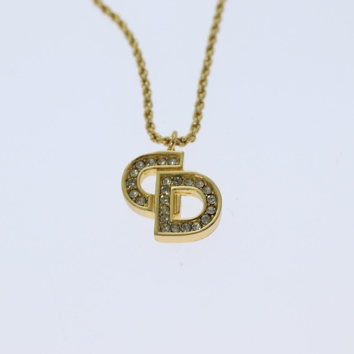 Christian Dior Necklace metal Gold Auth yk13050 - 0