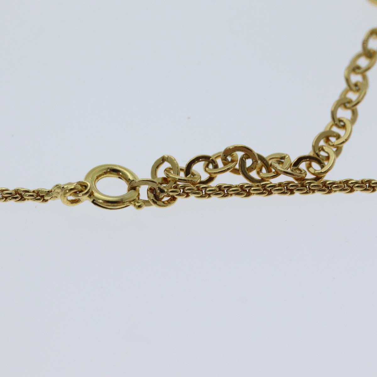 Christian Dior Necklace metal Gold Auth yk13050