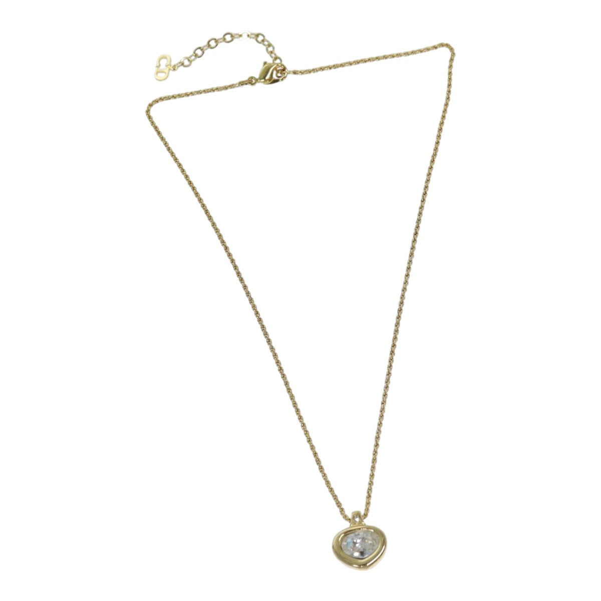 Christian Dior Necklace metal Gold Auth yk13053