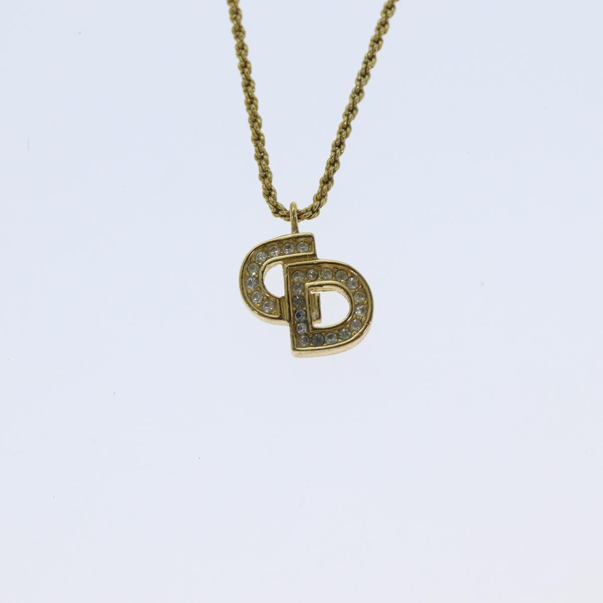 Christian Dior Necklace metal Gold Auth yk13067 - 0