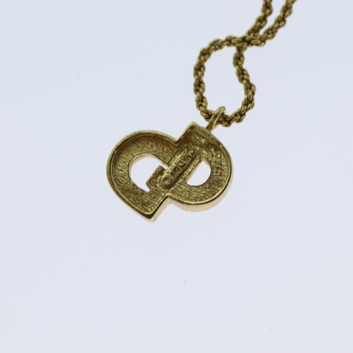 Christian Dior Necklace metal Gold Auth yk13067