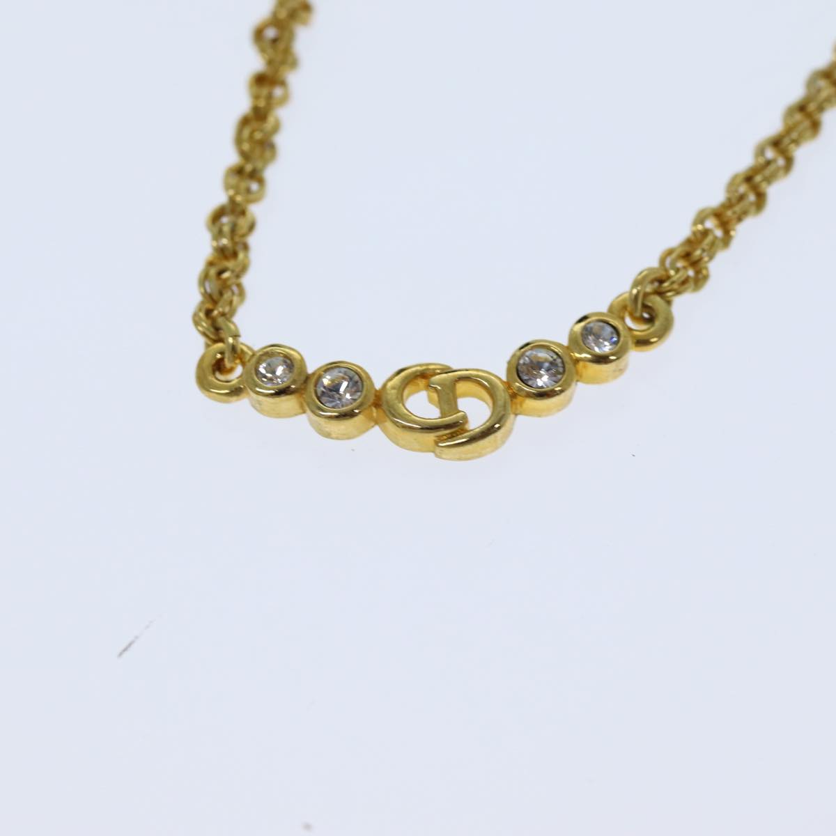 Christian Dior Necklace metal Gold Auth yk13073 - 0