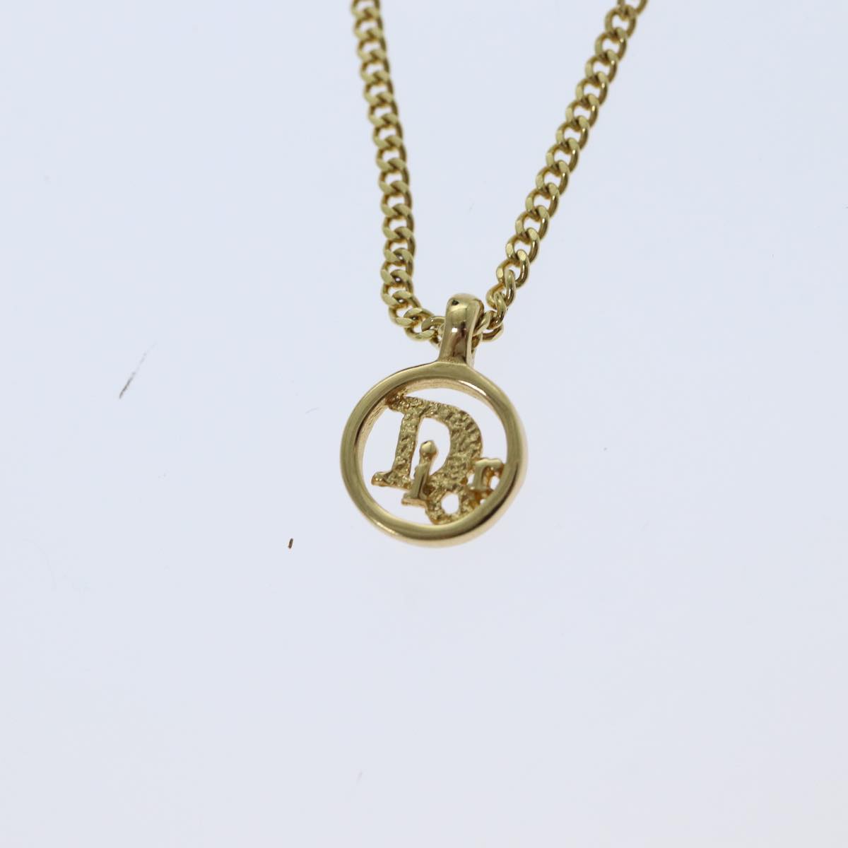 Christian Dior Necklace metal Gold Auth yk13080