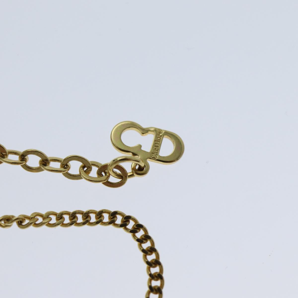 Christian Dior Necklace metal Gold Auth yk13080