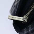 Burberrys Nova Check Blue Label Hand Bag Nylon Navy Auth yk13111-18