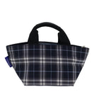 Burberrys Nova Check Blue Label Hand Bag Nylon Navy Auth yk13111-13