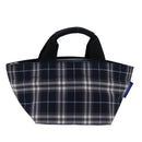 Burberrys Nova Check Blue Label Hand Bag Nylon Navy Auth yk13111-2