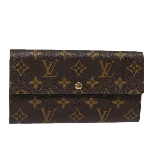 LOUIS VUITTON Monogram Pochette Porte Monnaie Credit Wallet M61725 Auth yk13115V