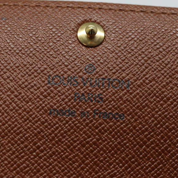 LOUIS VUITTON Monogram Pochette Porte Monnaie Credit Wallet M61725 Auth yk13115V