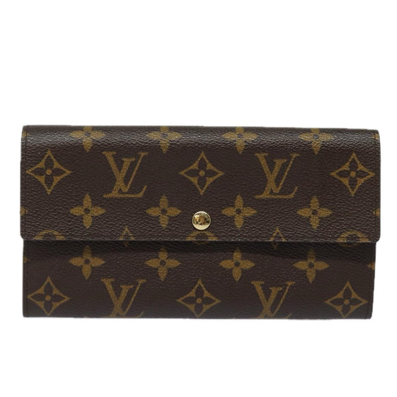 LOUIS VUITTON Monogram Pochette Porte Monnaie Credit Wallet M61725 Auth yk13115V