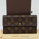 LOUIS VUITTON Monogram Pochette Porte Monnaie Credit Wallet M61725 Auth yk13115V-21