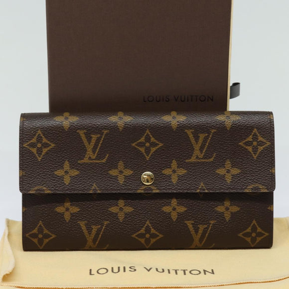 LOUIS VUITTON Monogram Pochette Porte Monnaie Credit Wallet M61725 Auth yk13115V