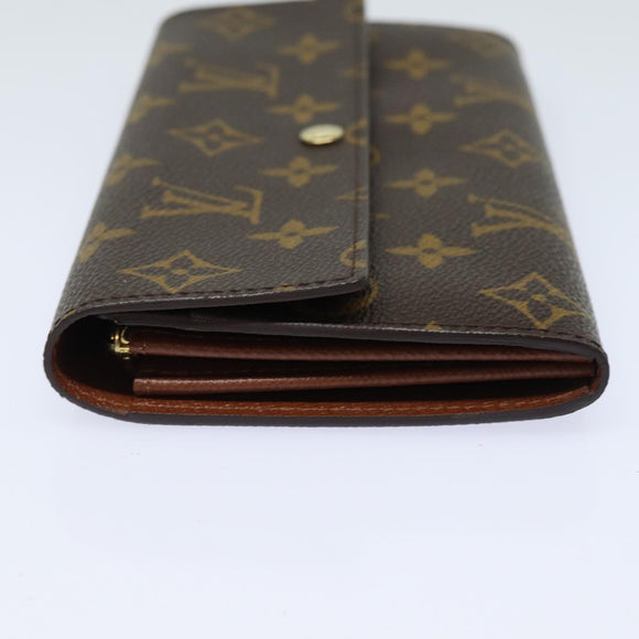 LOUIS VUITTON Monogram Pochette Porte Monnaie Credit Wallet M61725 Auth yk13115V