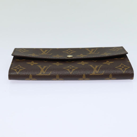 LOUIS VUITTON Monogram Pochette Porte Monnaie Credit Wallet M61725 Auth yk13115V