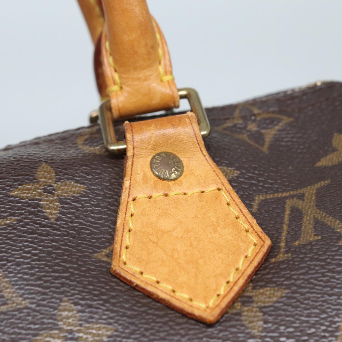 LOUIS VUITTON Monogram Speedy 25 Hand Bag M41528 LV Auth yk13138