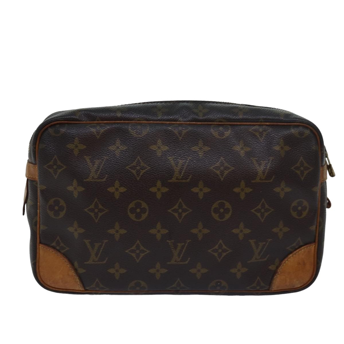 LOUIS VUITTON Monogram Compiegne 28 Clutch Bag M51845 LV Auth yk13140 - 0