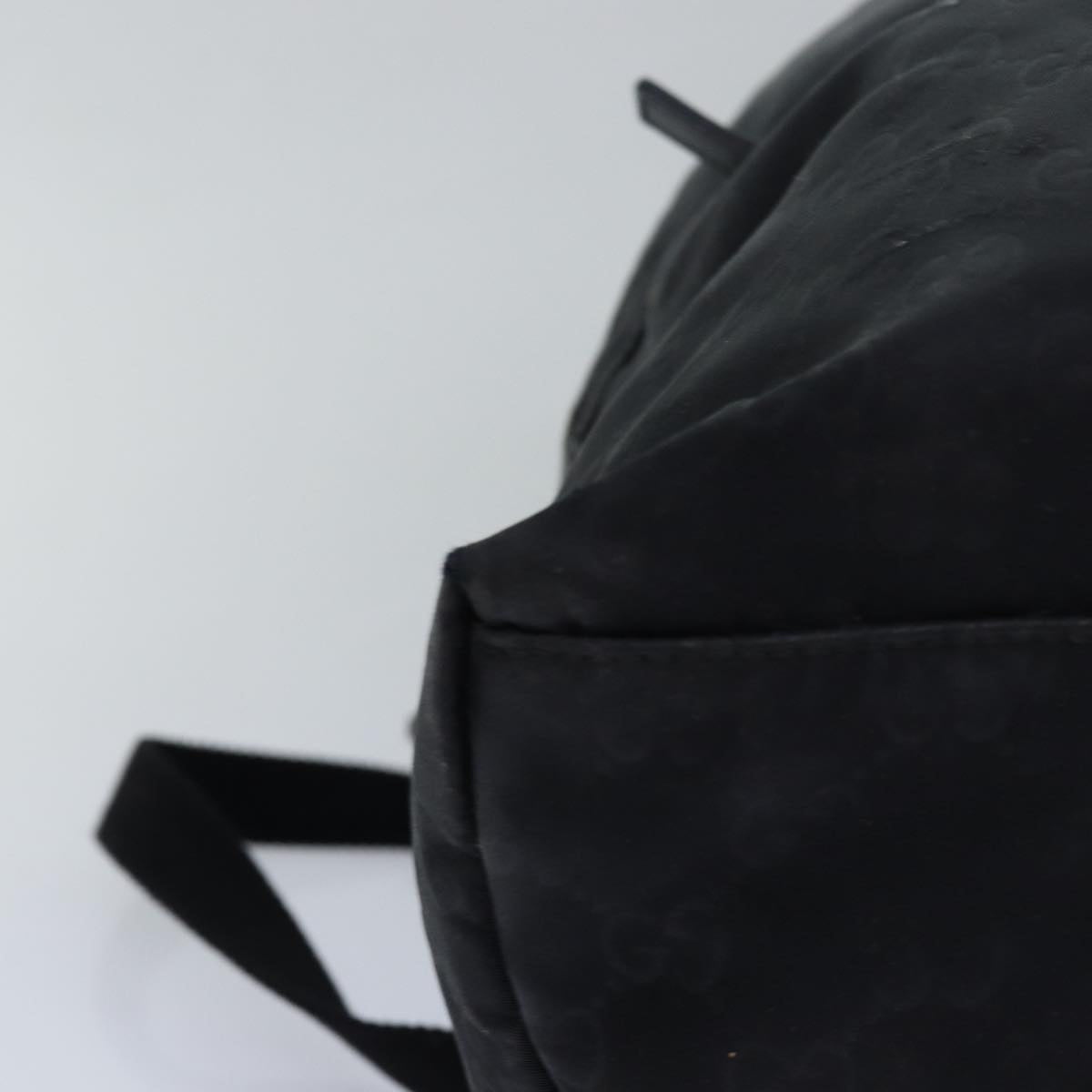 GUCCI GG Canvas Backpack Black 190278 Auth yk13189