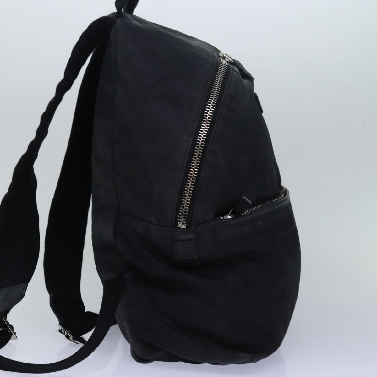 GUCCI GG Canvas Backpack Black 190278 Auth yk13189