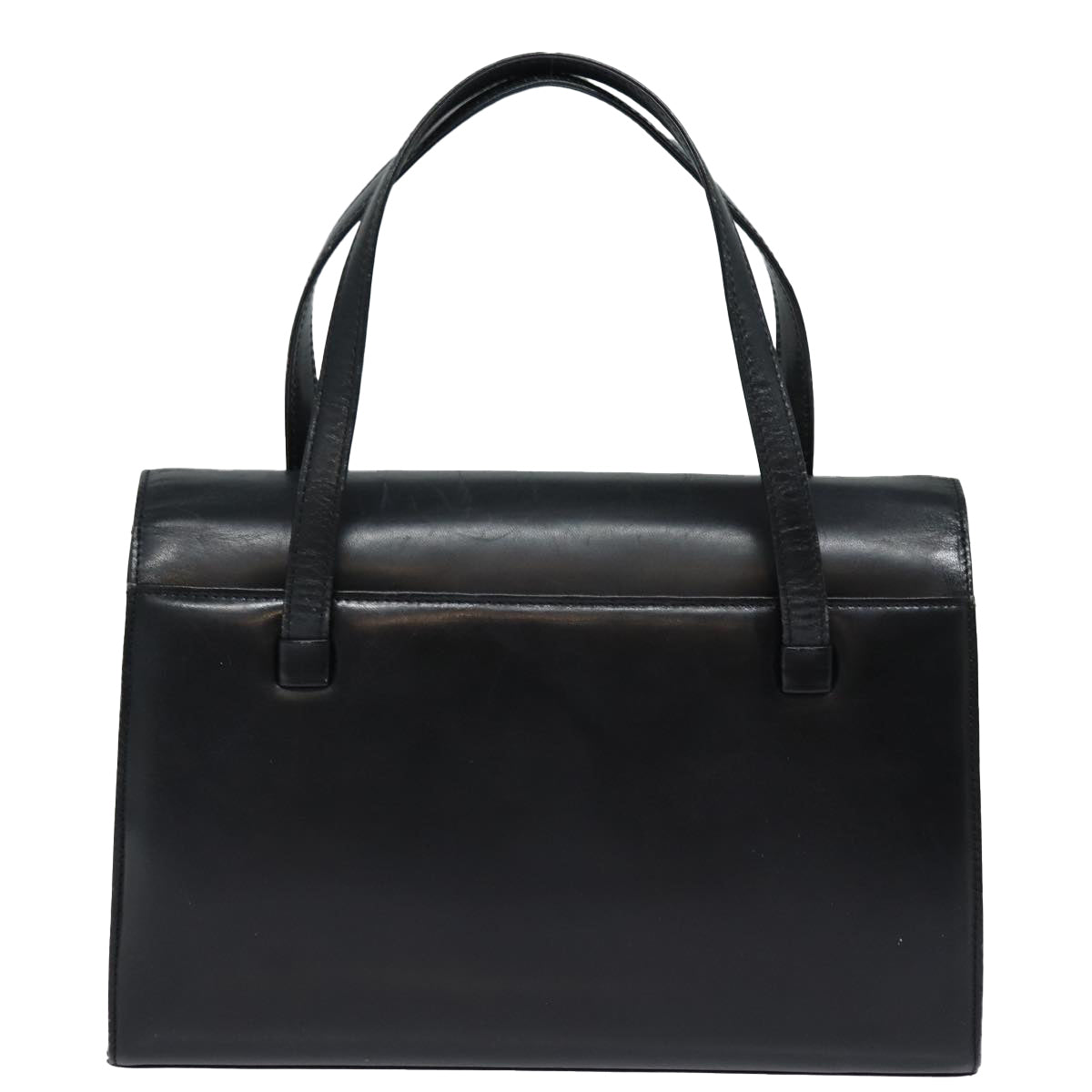 GIVENCHY Hand Bag Leather Black Auth yk13207 - 0